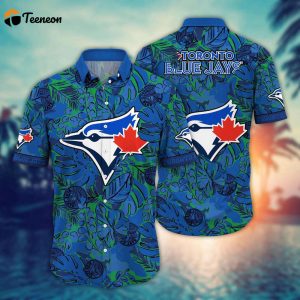 MLB Toronto Blue Jays Hawaiian Shirt Flower Palm Tree Paradise For Fans