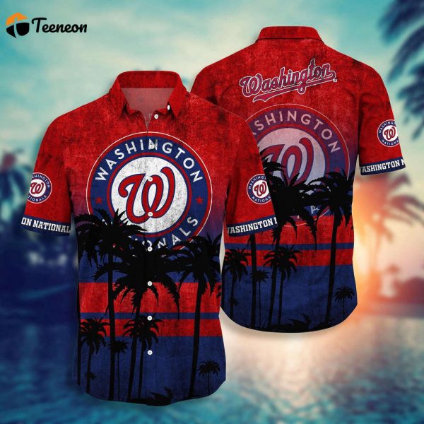 MLB Washington Nationals Hawaiian Shirt Swing Stylishly For Fans