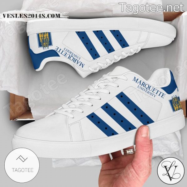 Marquette University Print Stan Smith Shoes