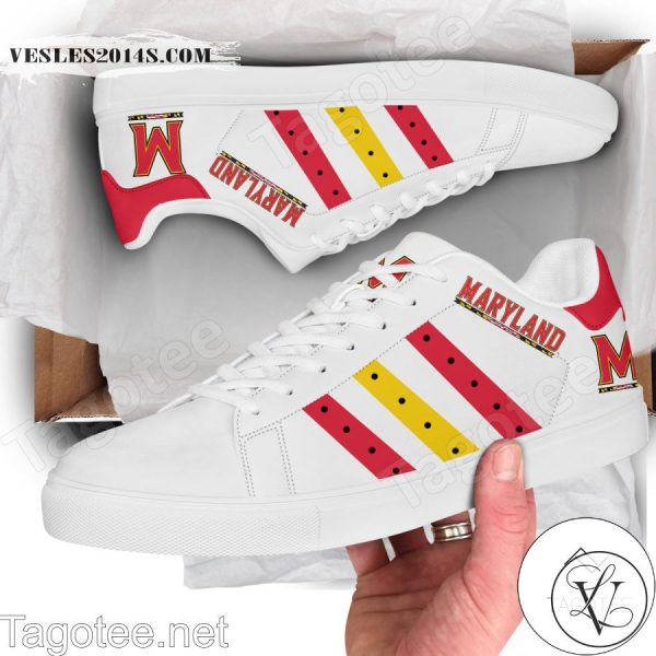 Maryland Terrapins Print Stan Smith Shoes Style