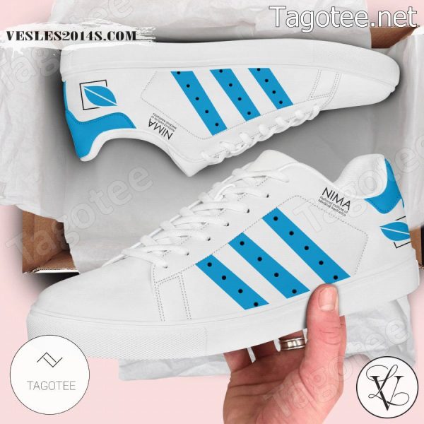 Medspa Academies NIMA National Institute of Modern Aesthetics Logo Stan Smith Shoes