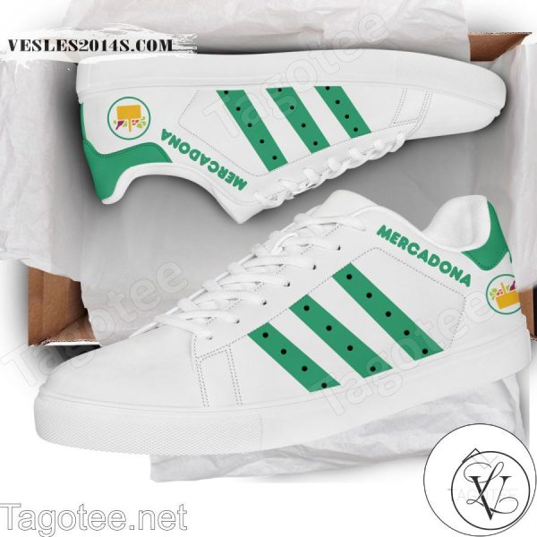 Mercadona Logo Print Stan Smith Shoes