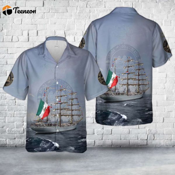 Mexican Navy ARM Cuauhtémoc (BE01) Hawaiian Shirt Gift for Dad Father Days