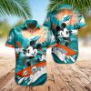 Miami Dolphins Hawaiian Shirt Dolphins With Mickey Hawaiian Shirt