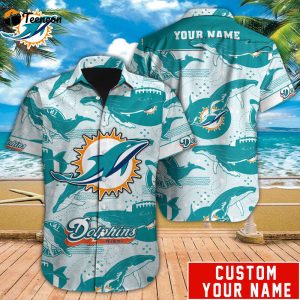 Miami Dolphins NFL-Hawaiian shirt Custom