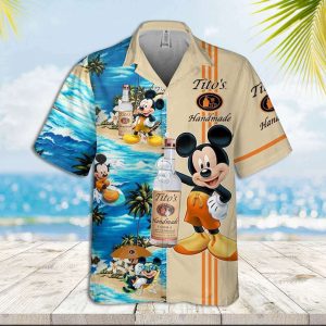 Mickey Mouse Hawaiian Shirt Tito 8217s Handmade Vodka Mickey Mouse Hawaiian Shirt