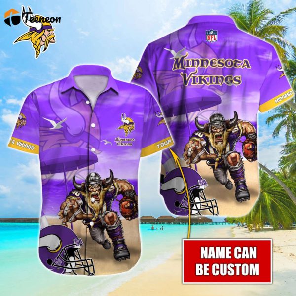 Minnesota Vikings NFL-Hawaiian Shirt Custom