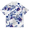 NCAA Boise State Broncos Blue White Tropical Flowers Hawaiian Shirt Men & Women Aloha Shirt