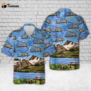 Navy MH-60 Seahawk Hawaiian Shirt Gift for Dad Father Days