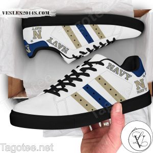 Navy Midshipmen Print Stan Smith Shoes Style