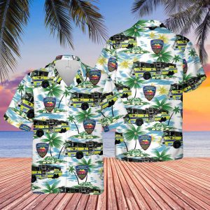 New York Buffalo Niagara International Airport Fire Department Hawaiian Shirt