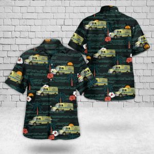 Ohio Cleveland EMS Hawaiian Shirt