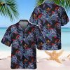 Pabst Blue Ribbon Tropical Leaf Parrot Hawaiian Shirt Gift For Men And Women