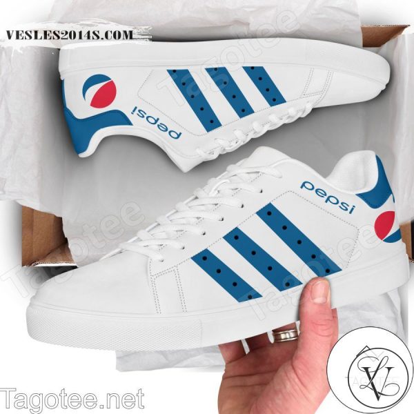 Pepsi Logo Print Stan Smith Shoes