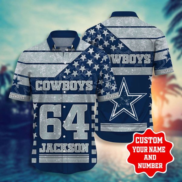 Personalized And Number Dallas Cowboyss Star Hawaiian Shirt