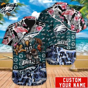 Philadelphia Eagles NFL-Hawaiian Shirt Custom