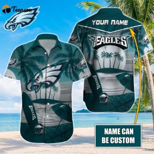 Philadelphia Eagles NFL-Hawaiian Shirt Custom