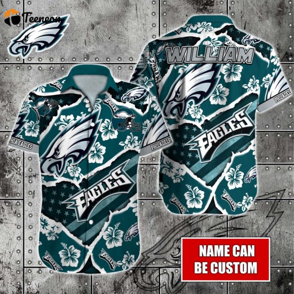 Philadelphia Eagles NFL-Hawaiian shirt Custom