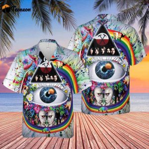 Pink Floyd Collage Art Hawaiian Shirt Gift For Men Women