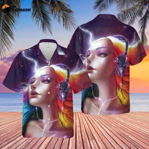 Pink Floyd Lady Art Hawaiian Shirt Gift For Men Women