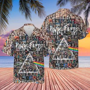 Pink Floyd Photo Mosaic Print Art of All Things Hawaiian Shirt Gift For Men Women