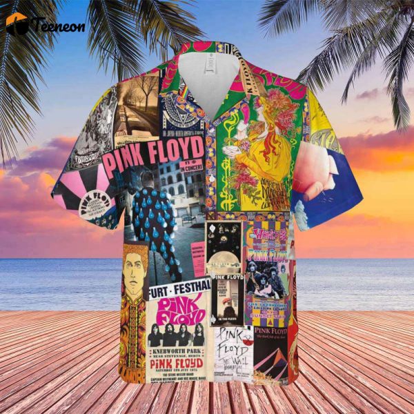 Pink Floyd Vintage Rock Concert Hawaiian Shirt Gift For Men Women