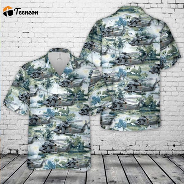 Polish Navy Kaman SH-2G Super Seasprite Hawaiian Shirt Gift for Dad Father Days