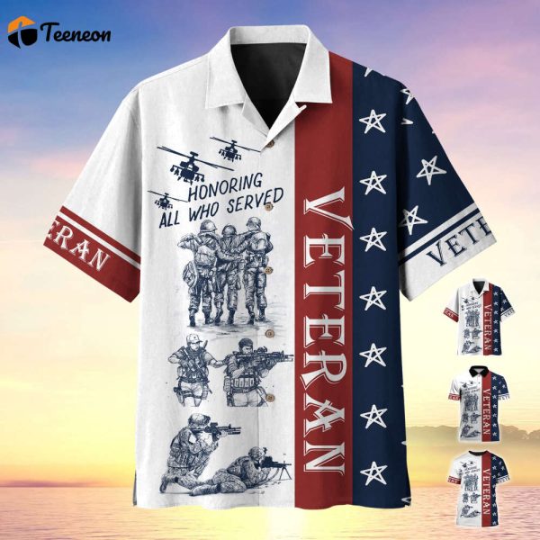 Premium U.S Multiple Service Veteran Hawaii Shirt For Men And Women