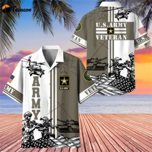 Premium US Army Blackhawk Helicopter Hawaii Shirt For Men And Women