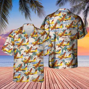 RCAF De Havilland Canada CC-115 Buffalo (DHC-5) Hawaiian Shirt For Men Women