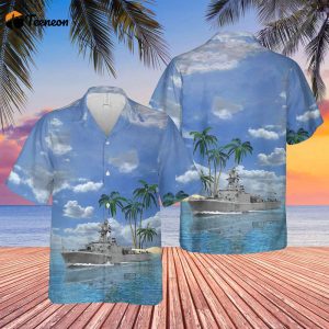 Royal Canadian Navy HMCS St. Croix (DDE 256) Hawaiian Shirt Gift for Dad Father Days