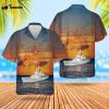 Royal Canadian Navy RCN HMCS Fraser (DDH 233) St. Laurent-class Destroyer escort Hawaiian Shirt Gift for Dad Father Days