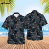 Royal Navy BAE Hawk T1 Hawaiian Shirt Gift for Dad Father Days