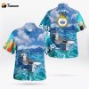 Royal Navy HMS Invincible (R05) Hawaiian Shirt Gift for Dad Father Days