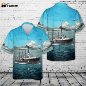 Royal Navy HMS Royal Arthur (1891) Hawaiian Shirt Gift for Dad Father Days