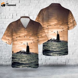 Royal Navy Vanguard class submarine Hawaiian Shirt Gift for Dad Father Days