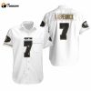 San Francisco 49Ers Colin Kaepernick White 100Th Season Golden Edition Jersey Inspired Style Hawaiian Shirt