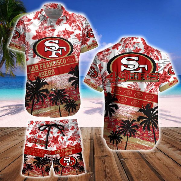 San Francisco 49ers Hawaiian Shirt And Beach Short