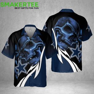 Skull Dallas Cowboys Hawaiian Shirt