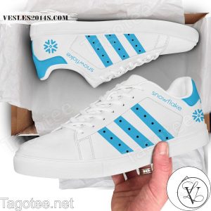 Snowflake Logo Print Stan Smith Shoes