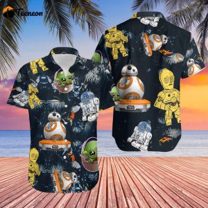 Star Wars Synthwave Hawaiian Shirt