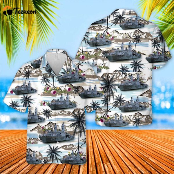 Swedish Navy Goteborg class Hawaiian Shirt Gift for Dad Father Days