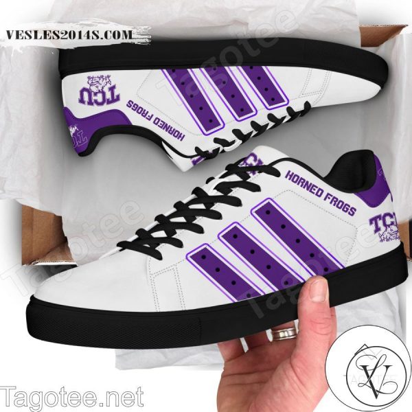 TCU Horned Frogs Print Stan Smith Shoes Style