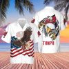 Tampa Bay Buccaneers Eagle Hawaiian Shirt – American Flag Design