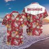 Tampa Bay Buccaneers Floral Pineapple Hawaiian Shirt