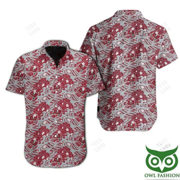 Tampa Bay Buccaneers Great Waves Of Japanese Hawaiian Shirt