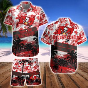 Tampa Bay Buccaneers Hawaiian Shirt And Beach Short