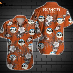 Tlmus Busch Beer Tropical Hawaiian Shirt For Men Women