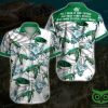 Turtles Love Floral Green And White Hawaiian Shirt Gift For Men And Women