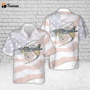 U.S Navy VAQ-138 Yellowjackets EA-18G Growler Hawaiian Shirt Gift for Dad Father Days